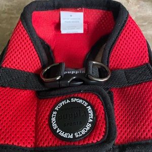 Red dog harness